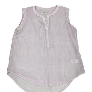 Talbots Women's Stripe Blouse size Medium